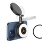 2Pcs Magnetic Phone Ring Light 3 Color Dimmable Fill Light Rechargeable Selfie Light