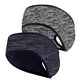 Two Fleece Ear Warmer Headbands with Ponytail Hole-Style 1