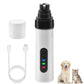 Silent Pet Nail Grinder Rechargeable Pet Paws Trimmer Grooming Tool