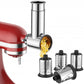 Compatible Slicer Shredder and Juicer Attachments Set for KitchenAid Stand Mixers