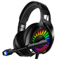 Wired Over-Ear Gaming Headset with LED RGB Lights and Mic