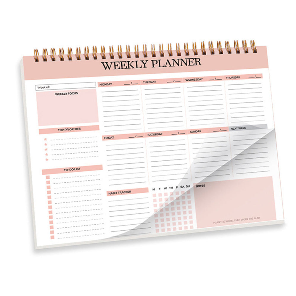 Weekly To Do List Notepad Undated Planner With 52 Sheets Weekly Planner