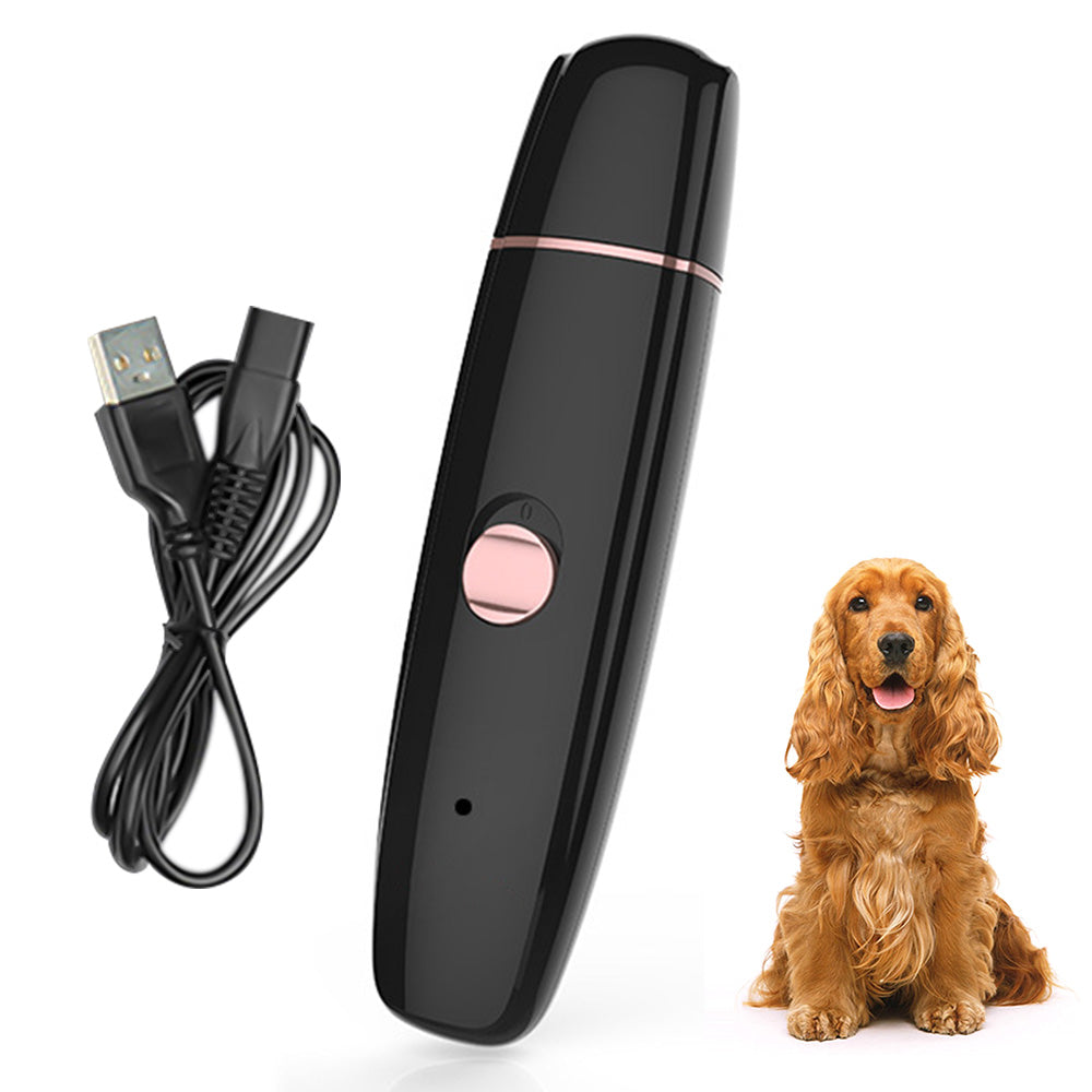 Quiet Rechargeable Electric Pet Nail Grinder Painless Paw Clipper