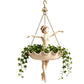 Resin Ballerina Hanging Planter Pot Hanging Flower Basket Home Decoration