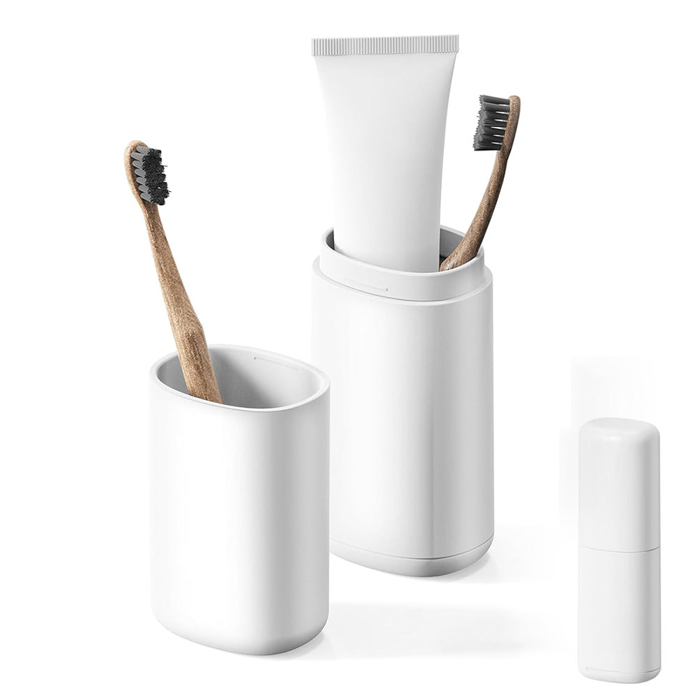 Portable 180 ml Travel Toothbrush Holder and Rinse Cup