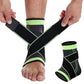 Sports Ankle Brace Support Compression Sleeve for Foot Stabilization Unisex