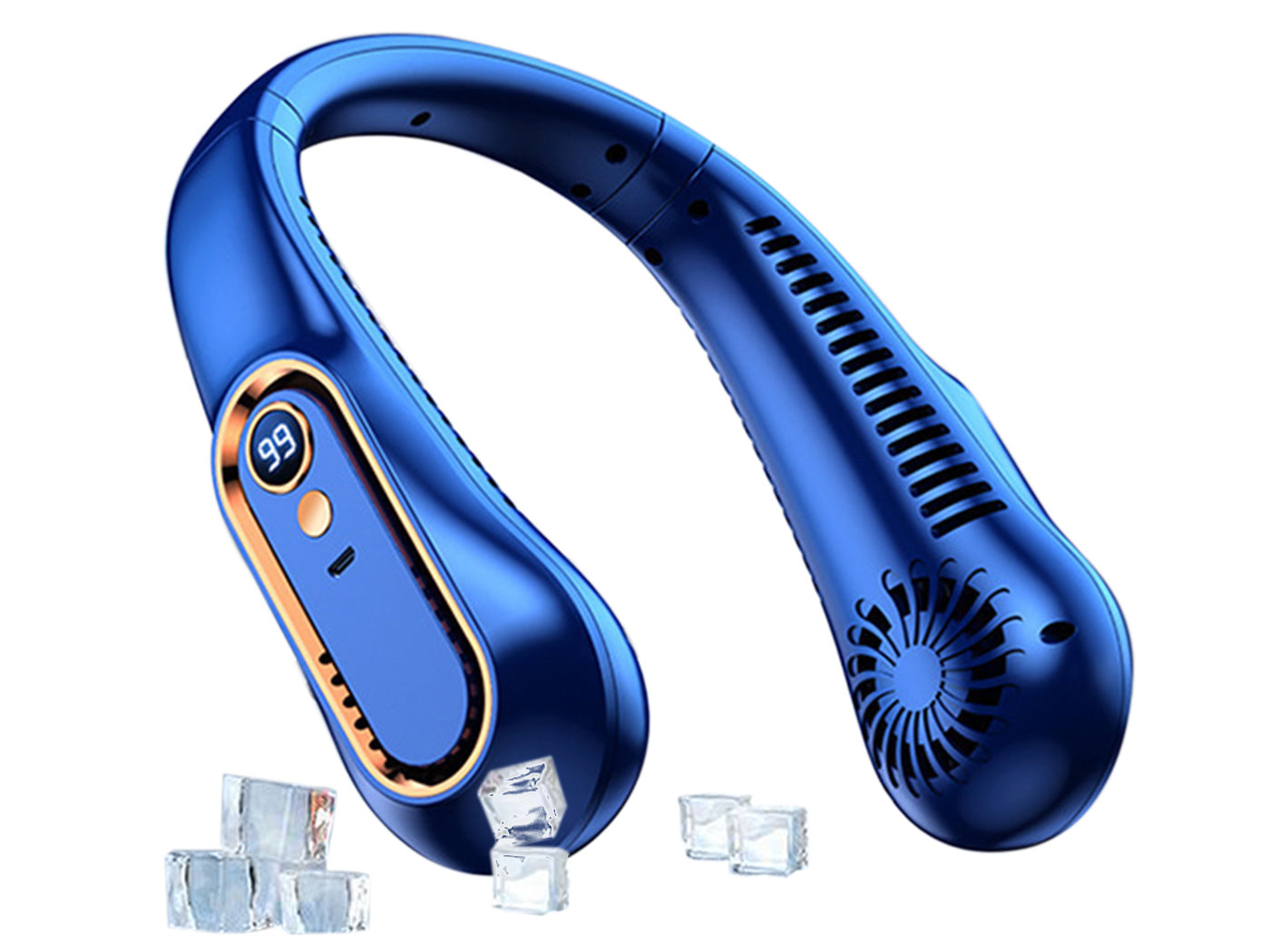 Up Down Airflow Neck Fan USB Neck Air Conditioner Personal Fan