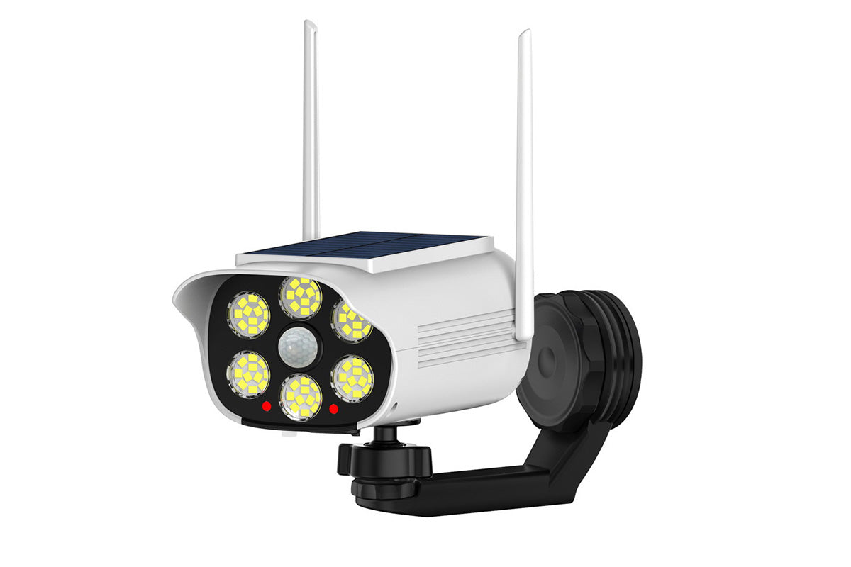 66-LEDs Magnetic Solar Light Fake Security Camera Shape Lamp Outdoor Lighting