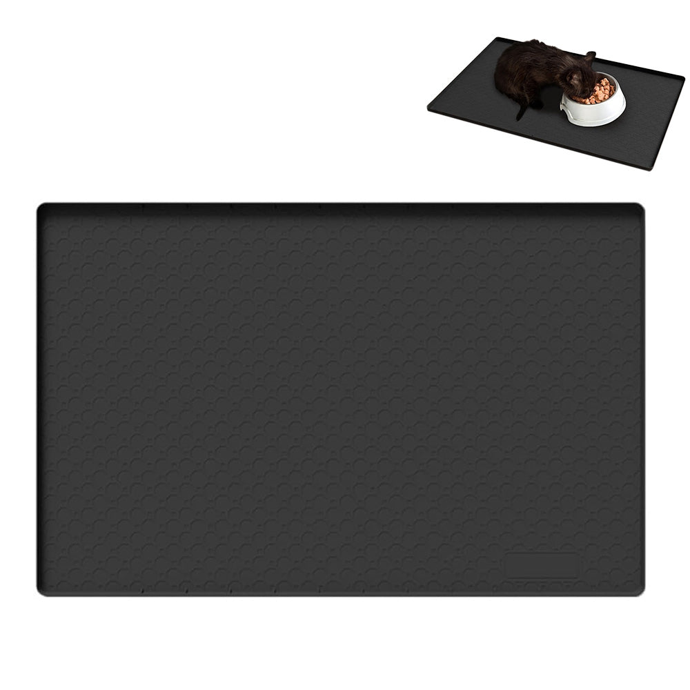 Silicone Under Sink Mat with Raised Edge for Cabinet Protection