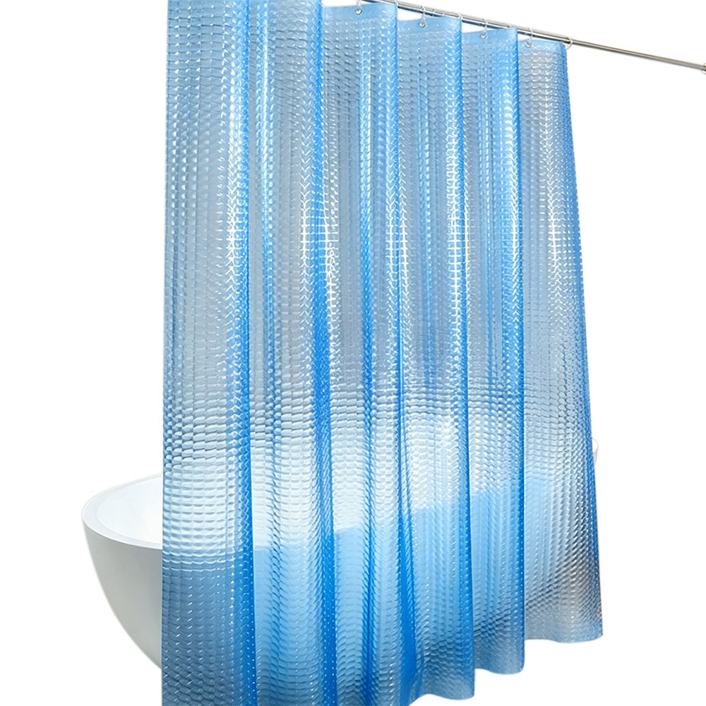 PEVA Thickened Shower Curtain Liner 180x180cm with Rustproof Grommets and Hooks