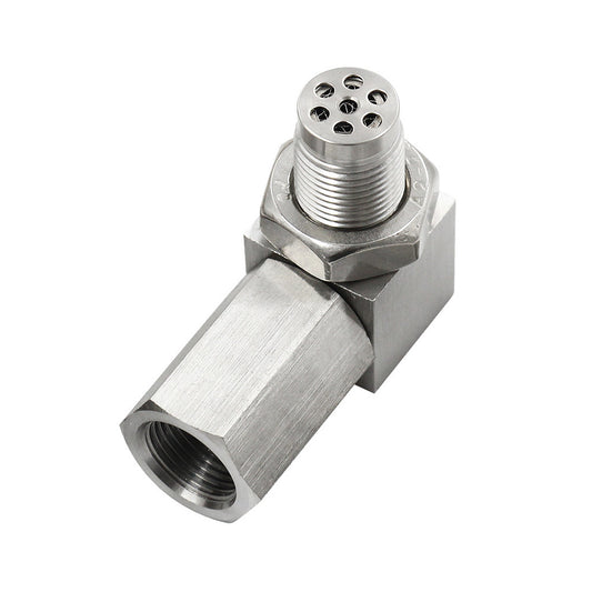 90 Degree O2 Sensor Spacer Bung Oxygen Sensor Extender Adapter for Exhaust System