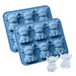2 Pack 6 Cavity Silicone Highland Cow Ice Cube Molds