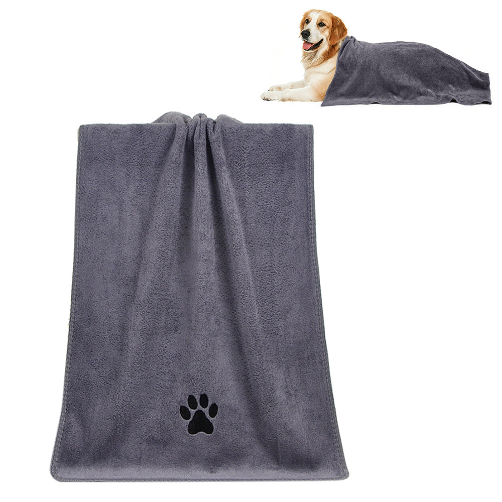 70x140cm Microfiber Pet Towel, Absorbent Drying Towel for Dogs, Lightweight Cloth for Home and Travel