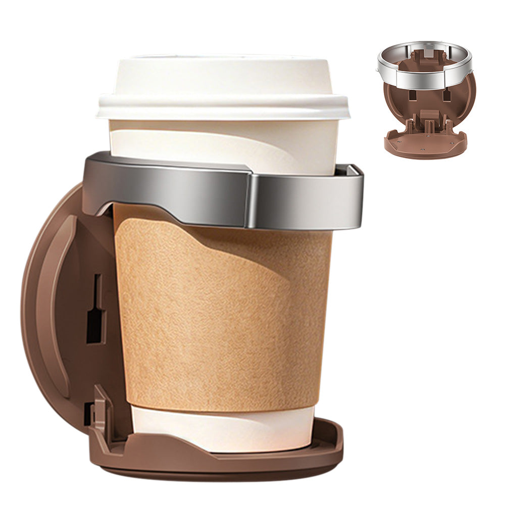 Adjustable Folding Car Door Cup Holder Clip-On Drink Organizer