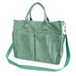 Corduroy Tote Bag Zipper Shoulder Bag Corduroy Crossbody Bag Square Handbag