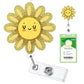 Retractable Badge Reel Cute Badge Clip for Students Staff Teacher