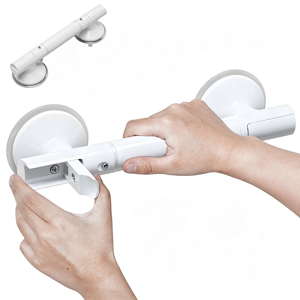 Bathroom Grab Bar No Drilling Suction Cup Shower Grab Rail for Home