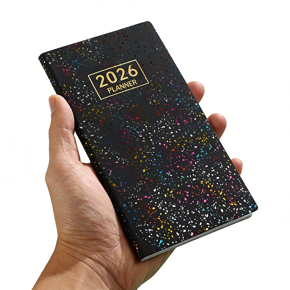 2026 Pocket Planner Calendar Portable A6 Daily Planner