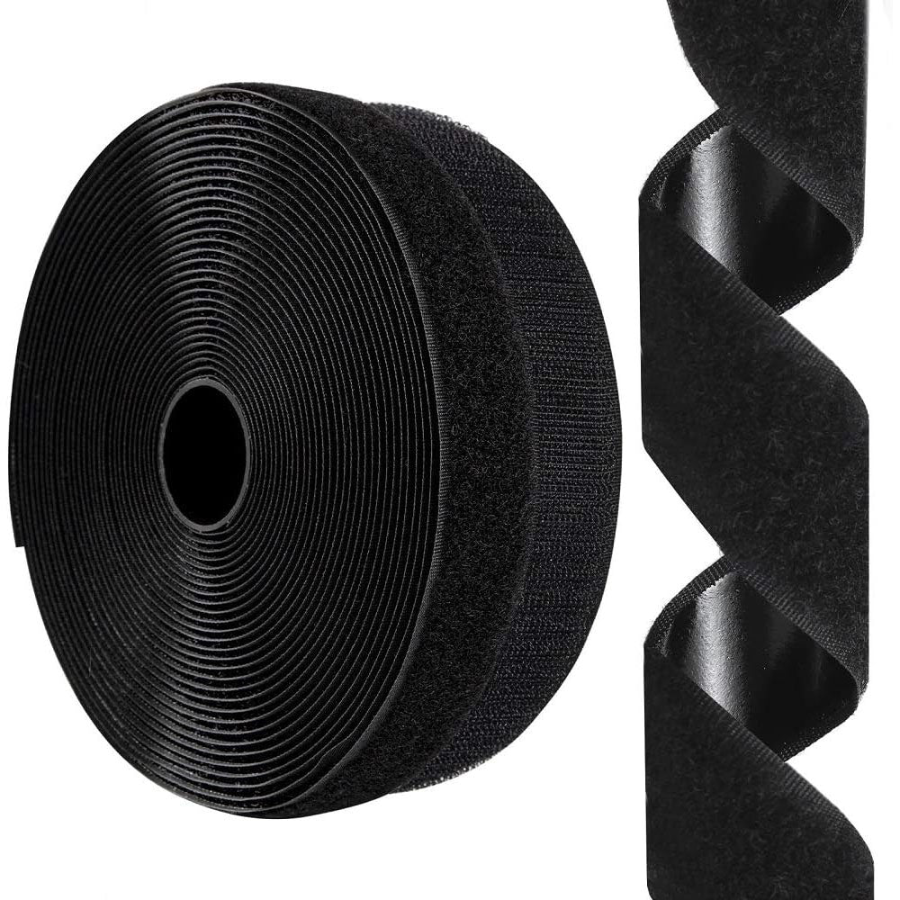 Self Adhesive Hook and Loop Tape 2 Rolls 5cm x 10m Hook Loop for Cable Management