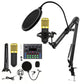 Recording Condenser Microphone Kit with Sound Card for Streaming YouTube TikTok