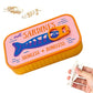Small 3D Printed Sardine Shape Necklace and Earring Storage Box
