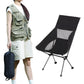 Lightweight Folding High Back Camping Chair With Head Support For Outdoor