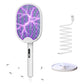 Foldable Electric Mosquito Swatter with Charging Base Station Mosquito Zapper Fly Killer Rechargeable Bug Zapper