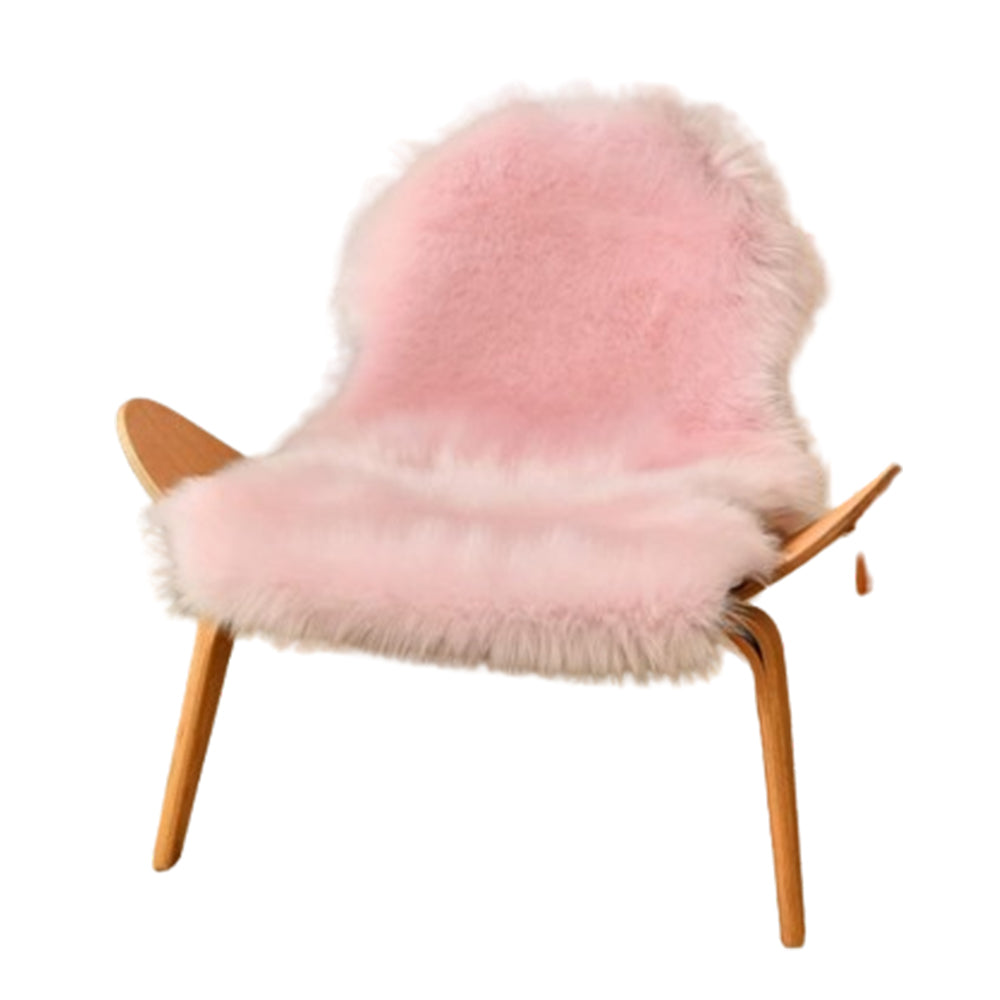 Faux Sheepskin Fluffy Rugs Chair Seat Covers
