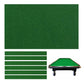 7Pcs Billiard Cloth Pool Table Felt Cloth with 6 Cloth Strips for 7 8 9 Foot Table