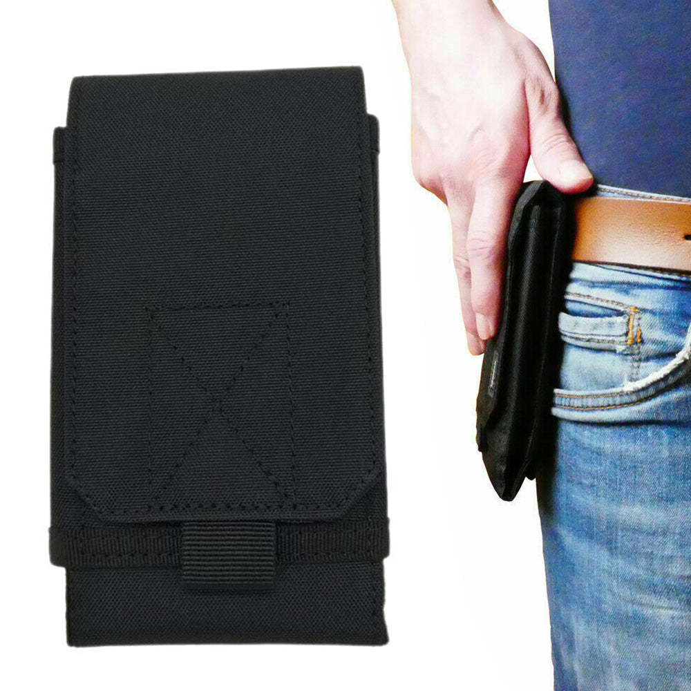 Tactical Molle Pouch for Smartphone Flip Top Outdoor Mobile Phone Pouch for Hiking Camping