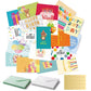 24 Pack Unique Birthday Cards Happy Birthday Card Bulk with Envelopes and Stickers