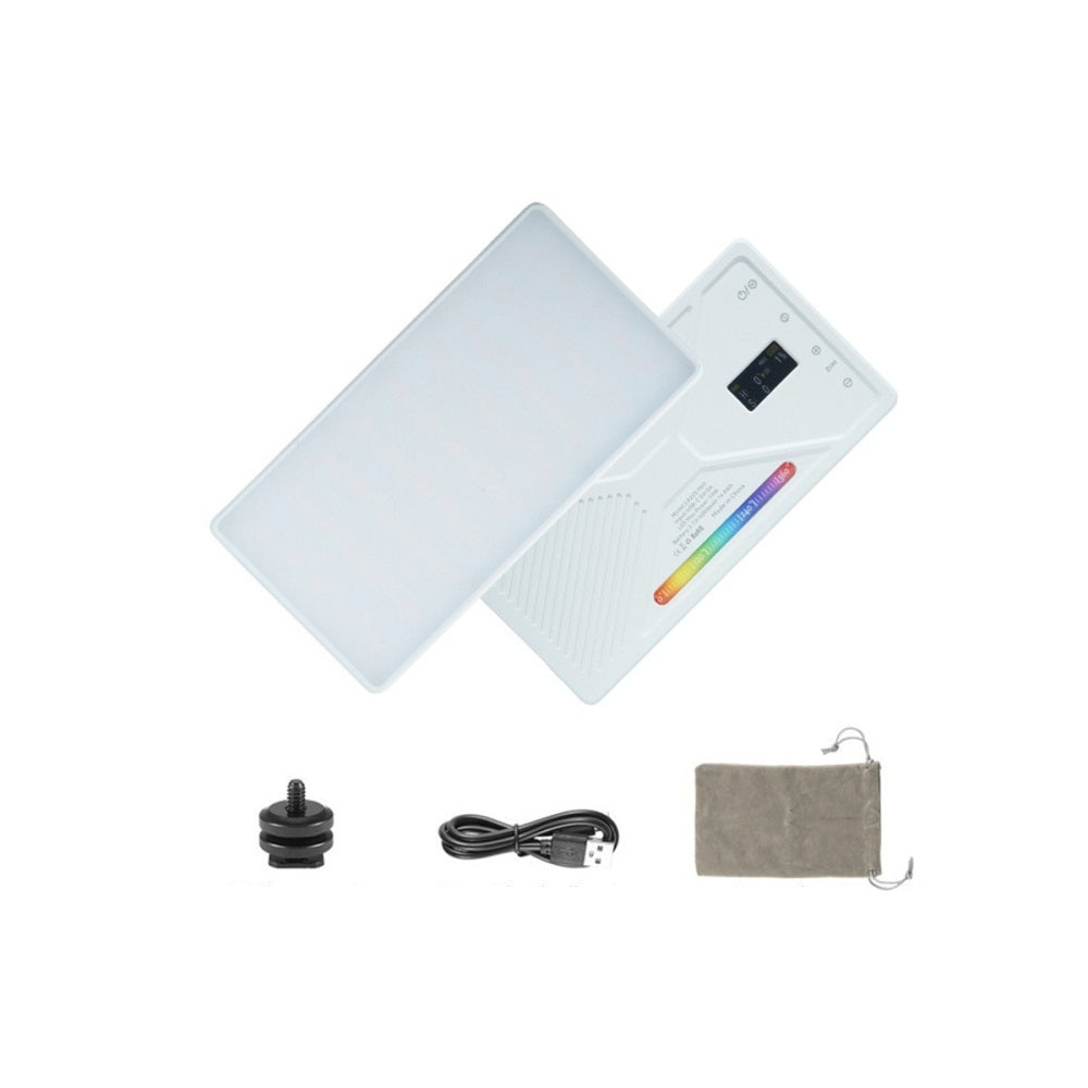 RGB Video Lights LED Camera Light Full Color Portable Photography Lighting with Cold Shoe