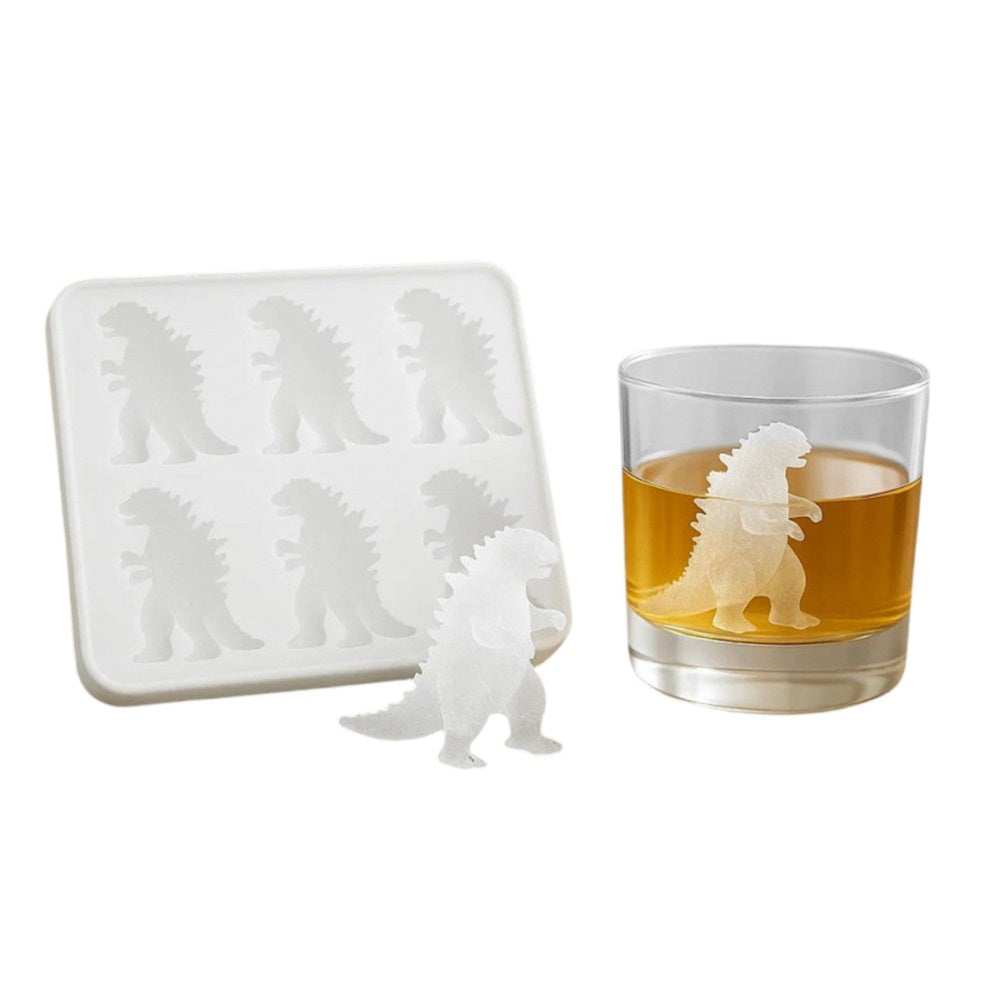 6 Cavity Silicone Monster Ice Mold Tray Flexible Ice Maker