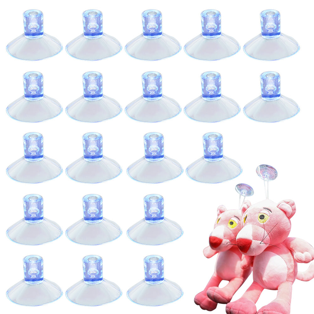 20Pcs 40mm Suction Cups Caps Suckers Tile Glass Hanger Pads