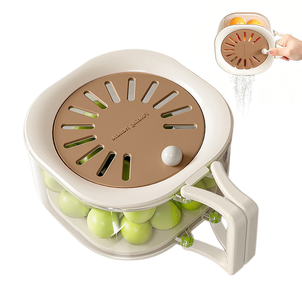2 in 1 Collapsible Colander and Basin for Washing Draining and Storage