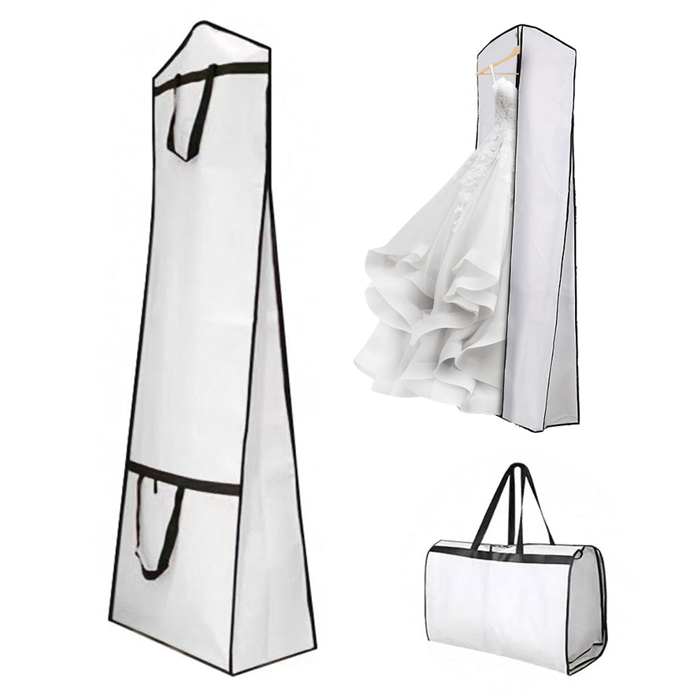 Portable Wedding Dress Garment Bag for Bridal Gowns and Cheongsam
