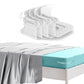 4Pcs Bed Sheet Holder with Lock Strip Fitted Sheet Straps for All Mattress Sizes