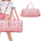 Kids Duffle Bag Water Resistant Travel Overnight Weekend Bag with Shoe Compartment