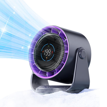 Table Fans Digital Display Rechargeable Fan Ultra Quiet Wall Mounted Desk Fans