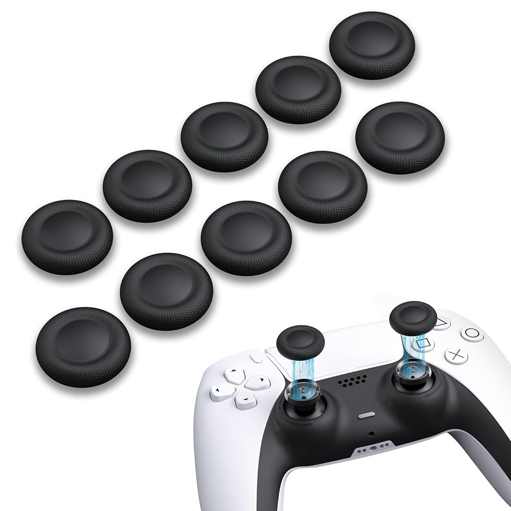 10 Pack TPU Thumb Grip Caps for PS4 and PS5 Controller Joysticks