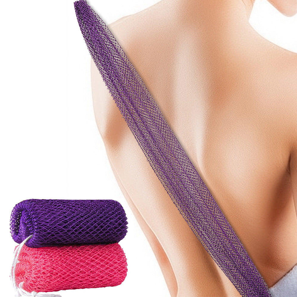 2PCS African Net Sponge Body Scrubber for Exfoliating and Bathing