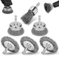 Wire Brushes Set for Drill Durable Drill Wire Brush Set for Rust Removal