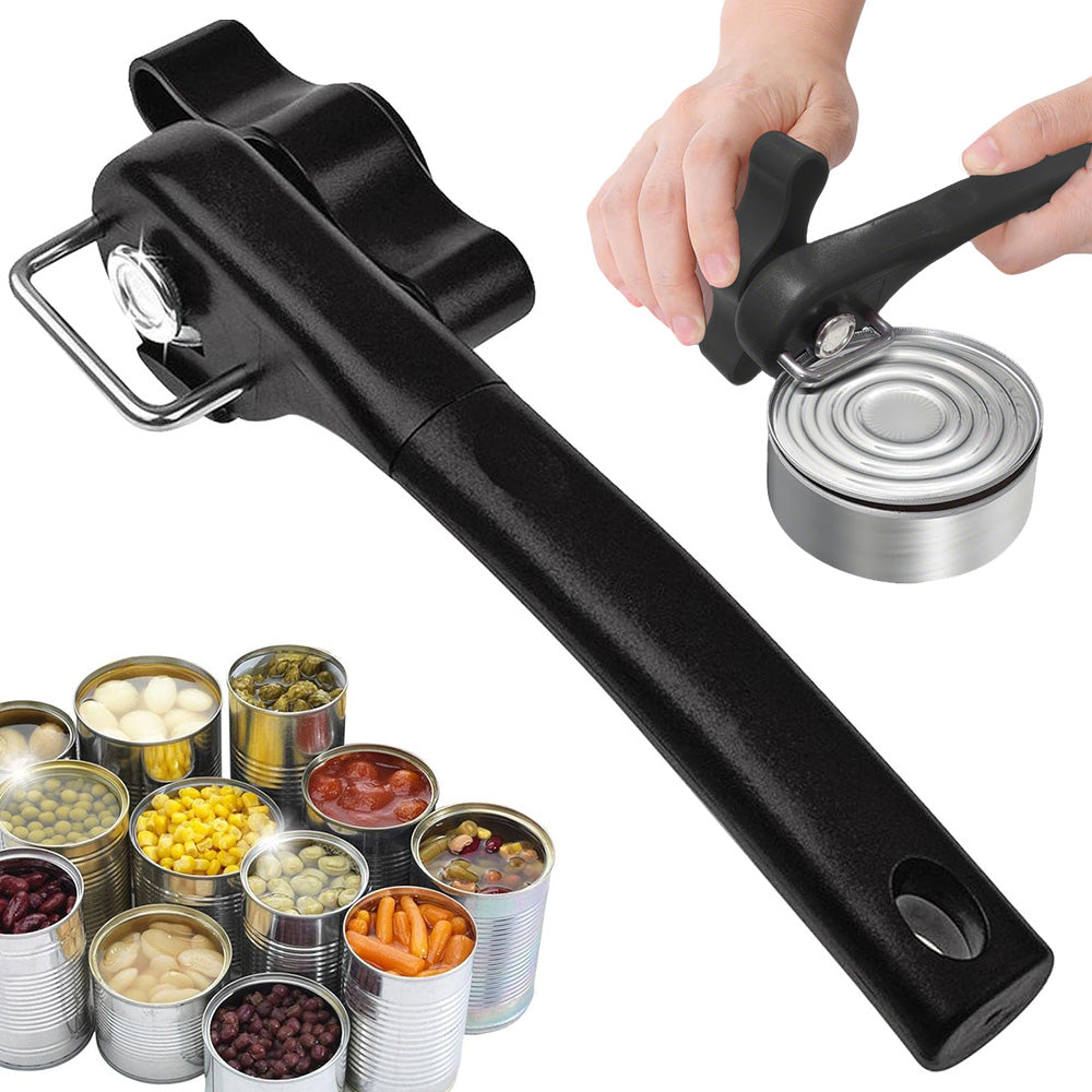 Smooth Edge Professional Can Opener Manual Stainless Steel Cut Lid Side
