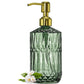 450ml Glass Soap Dispenser for Kitchen Bathroom