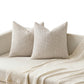 2 Pack Chenille Knit Throw Pillow Covers for Couch Bed