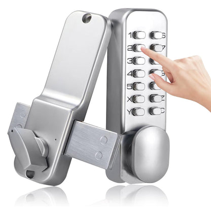 Keyless Entry Lock Mechanical Door Lock with Keypad Set Waterproof Lock