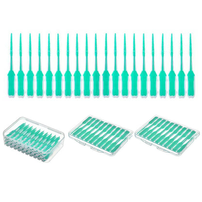 240Pcs Floss Picks for Teeth Cleaning with Convenient Carry Cases
