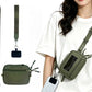 2-in-1 Phone Crossbody Strap Clear Window Card Wallet Pouch Travel Adjustable Shoulder Strap Bag