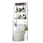 3 Tier Shelf Over Toilet Storage Rack With Paper Holder And Hooks