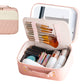 LED Mirror Makeup Case Hard Shell Rechargeable Lighted Cosmetic Organizer